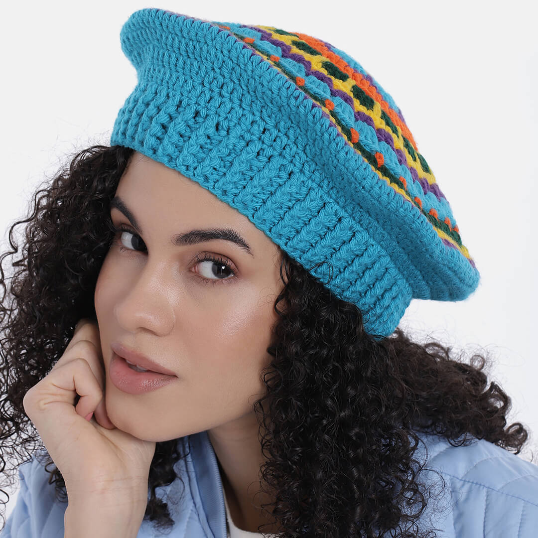 Topi Winter Cap In English Woolen Cap - Main Image