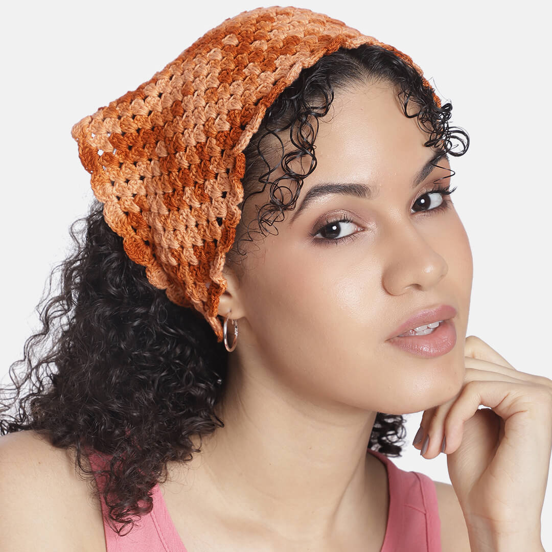 Crochet Bandana Orange 10059 – Magic Needles - Main Image