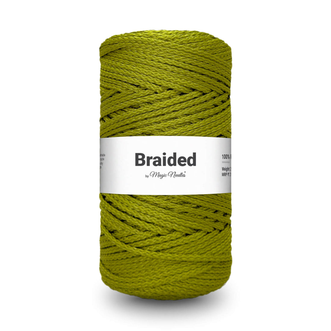 Braided Polyester Rope - Green - 4