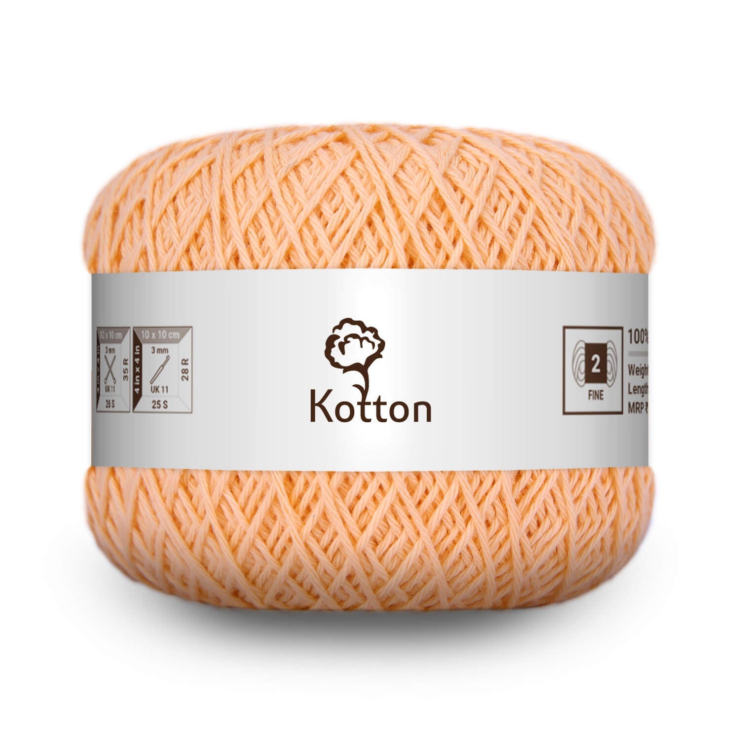 Cotton Yarn by Kotton ply Peach 24 – Magic Needles