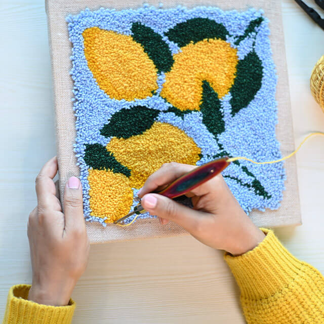Punch Needle Kit – Crochet Now India