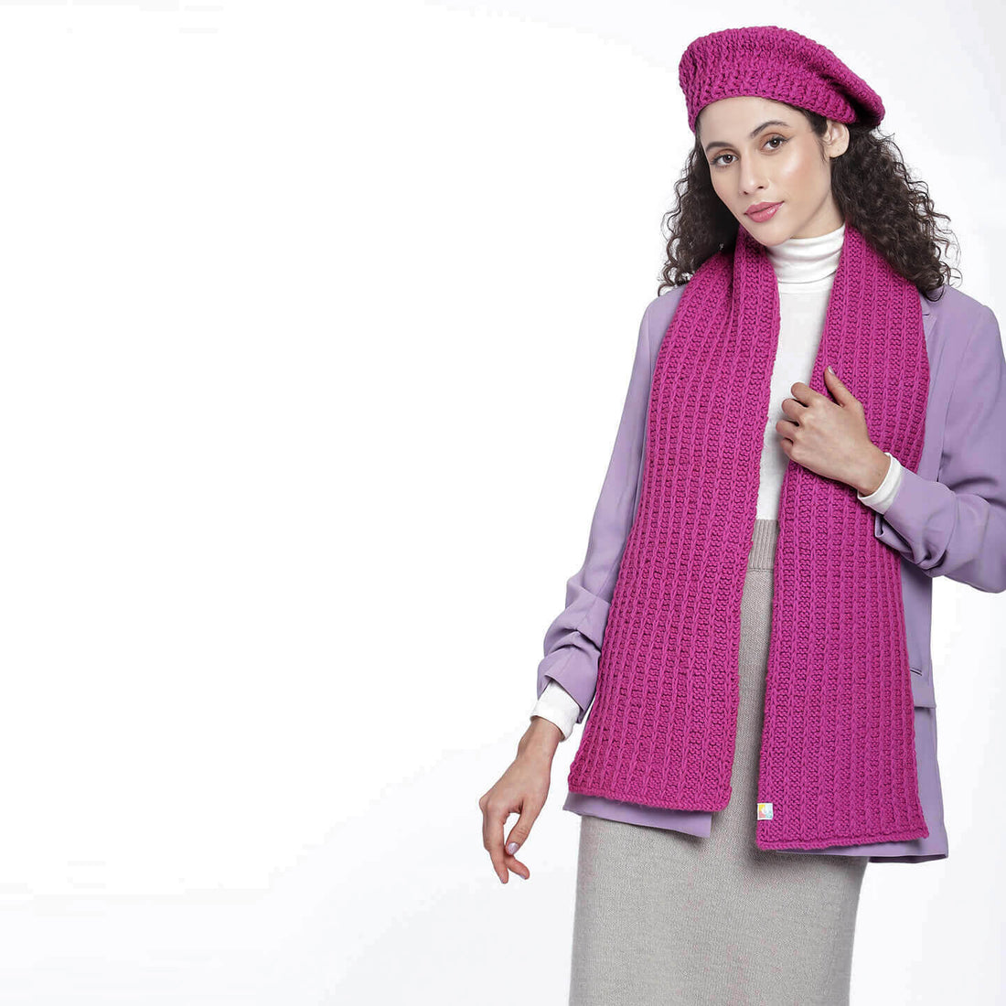 Beanie and Scarf Coordinating Set - 3182