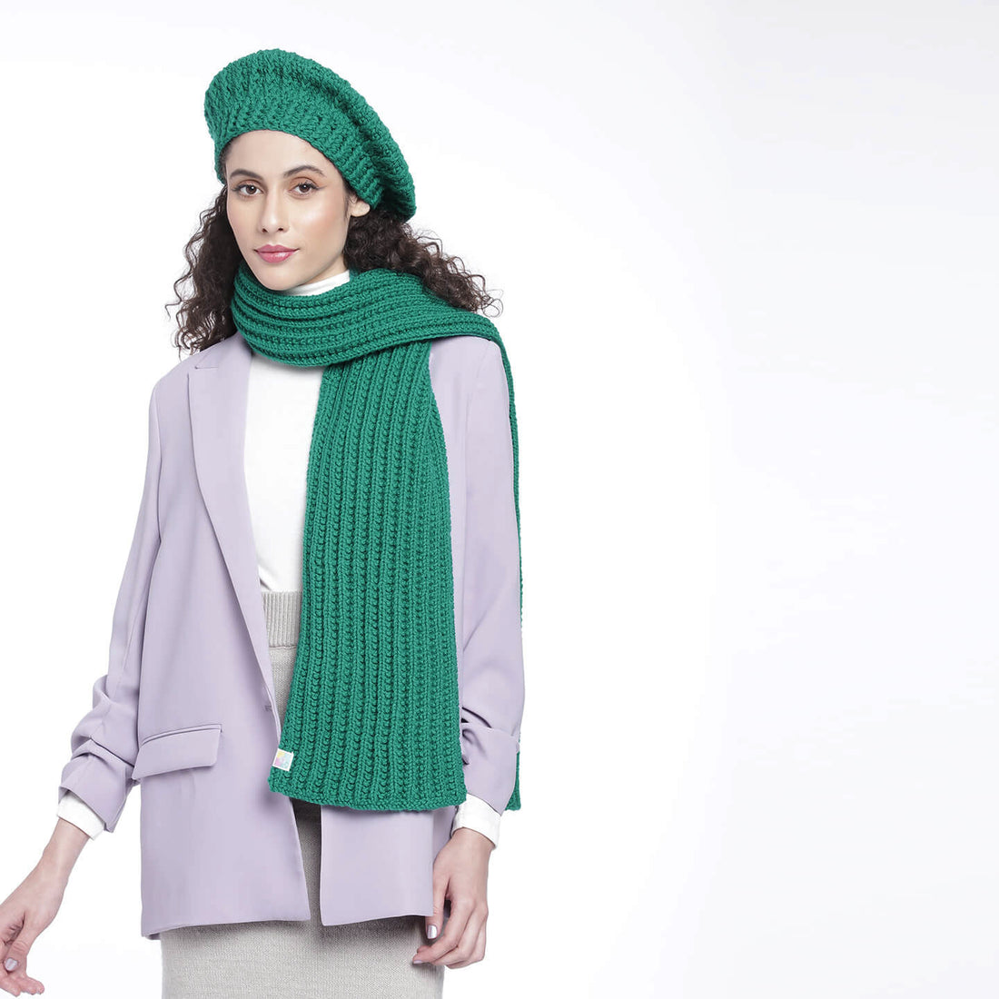 Beanie and Scarf Coordinating Set - 3187