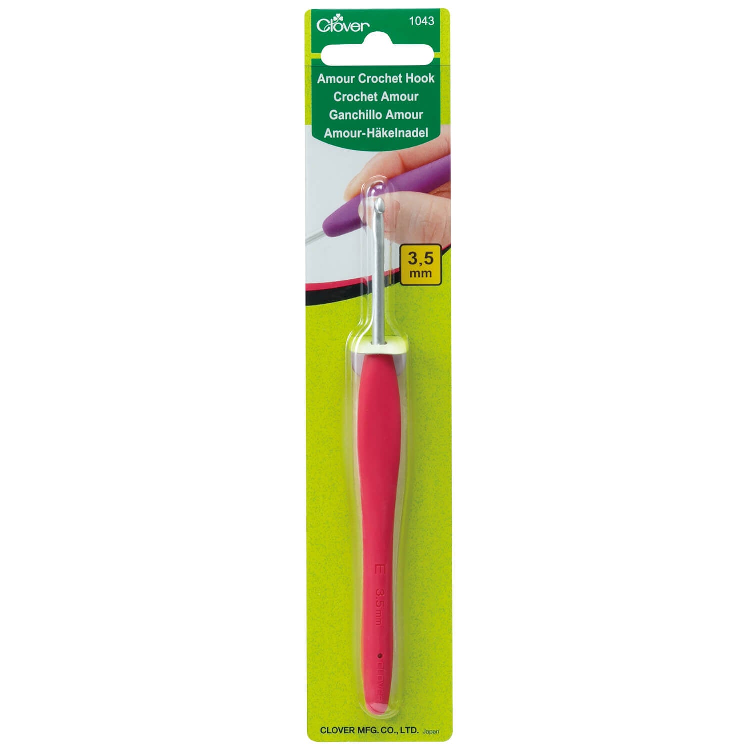 Clover Amour Crochet Hook - 3.5 mm