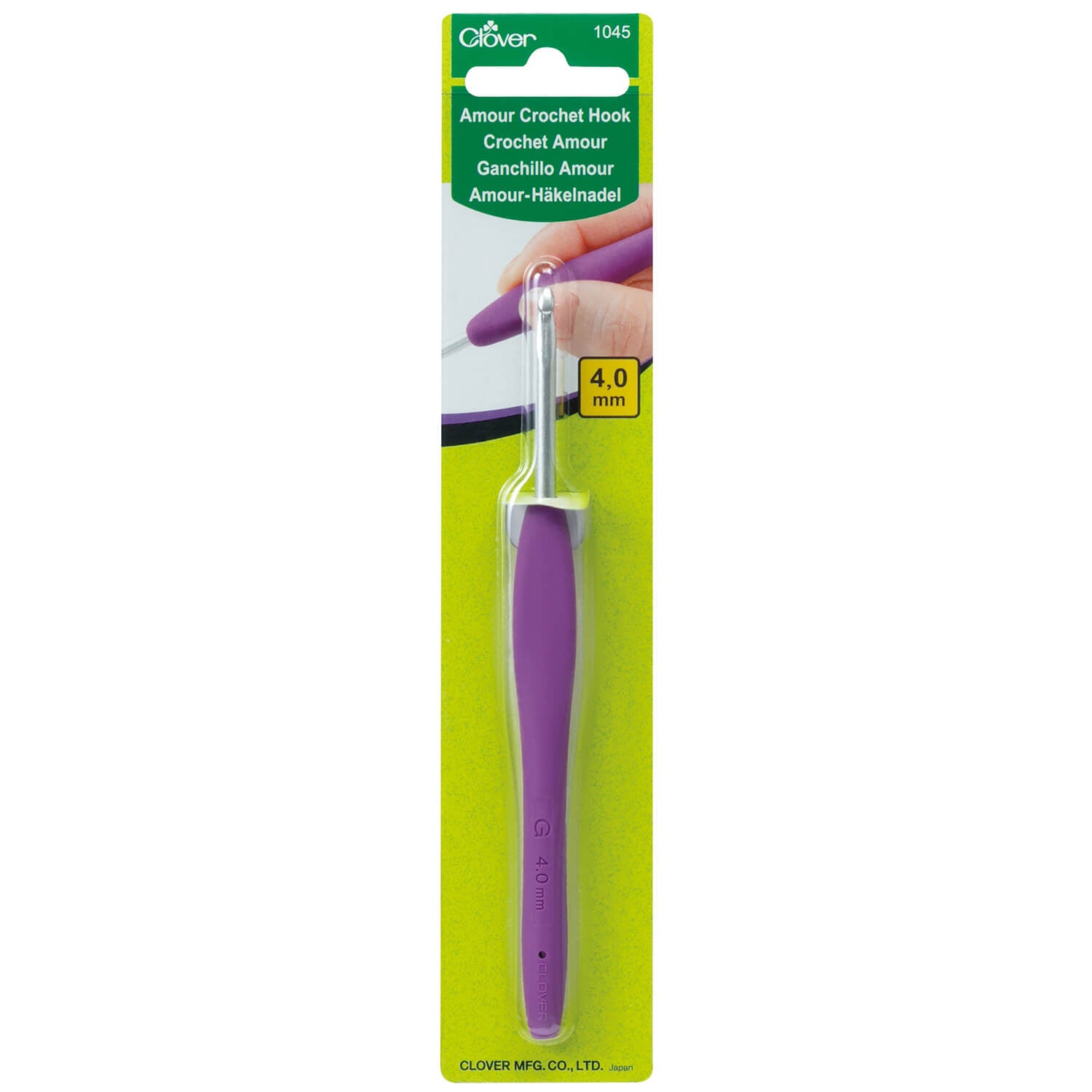 Clover Amour Crochet Hook - 4 mm