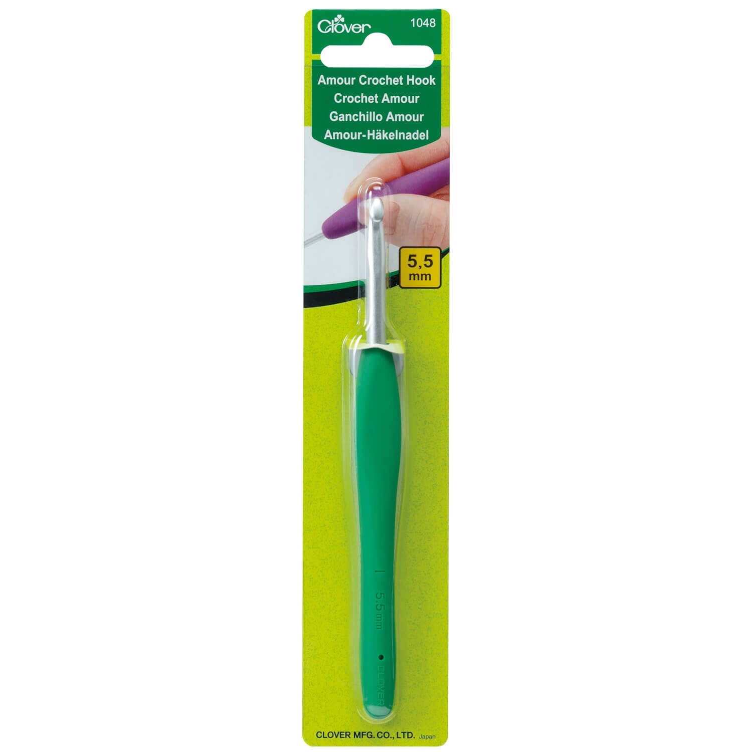 Clover Amour Crochet Hook - 5.5 mm