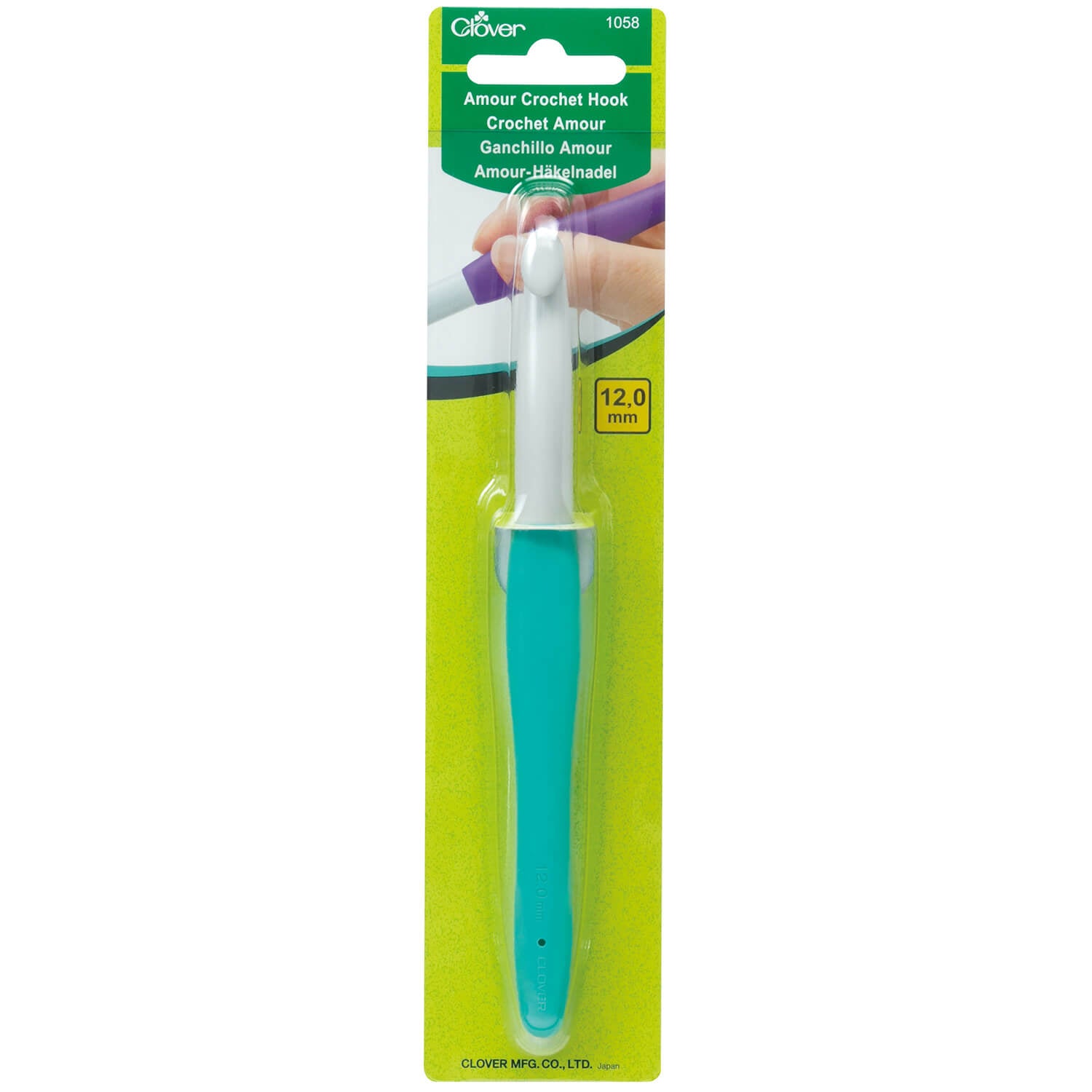 Clover Amour Crochet Hook - 12 mm