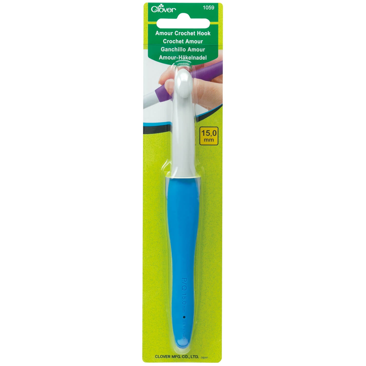 Clover Amour Crochet Hook - 15 mm