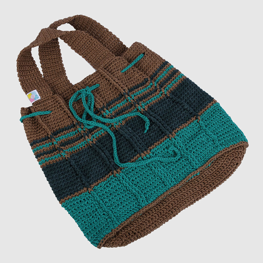 Handmade Crochet Bag - Multi Color 3129