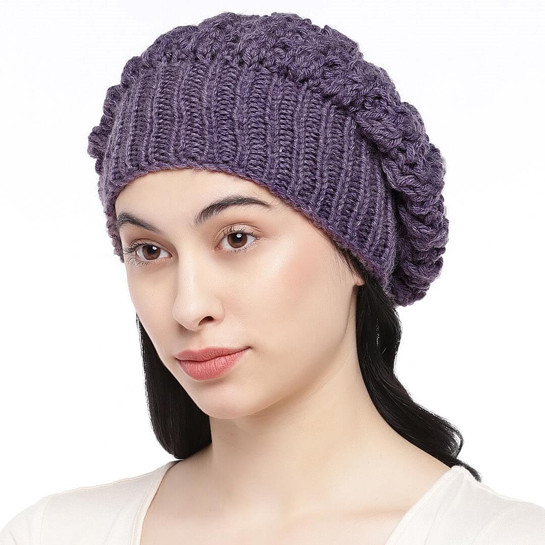 Purple Beanie 272 – Magic Needles - Main Image