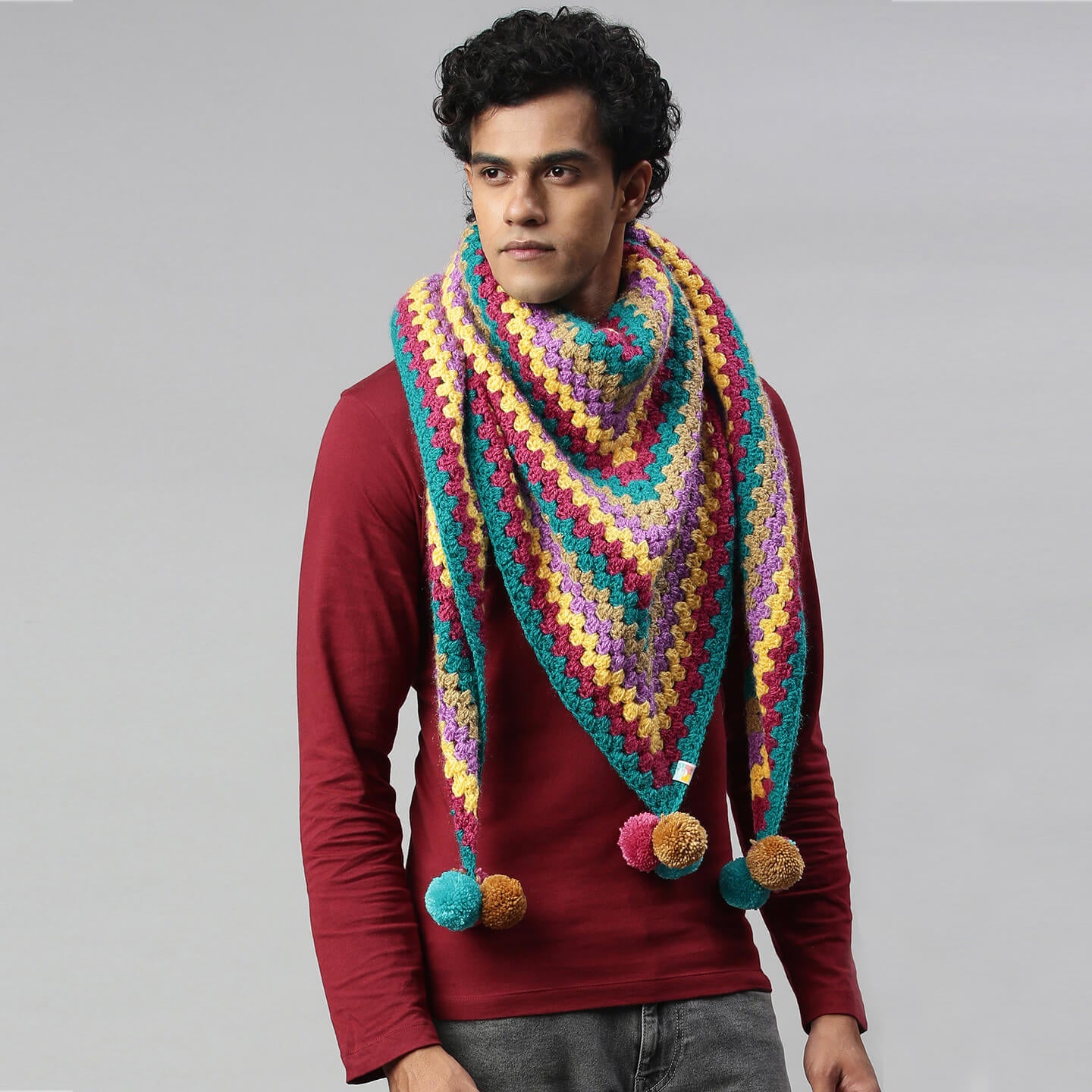 Shawl Scarf Multi-Color 2745 - Main Image