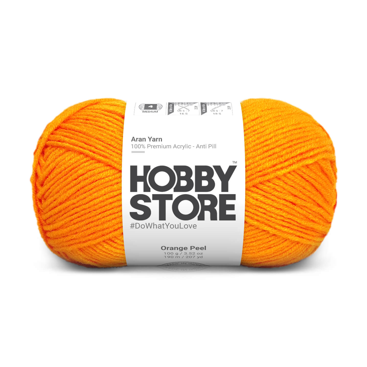 Aran Anti-Pill Yarn by Hobby Store - Orange Peel 2026