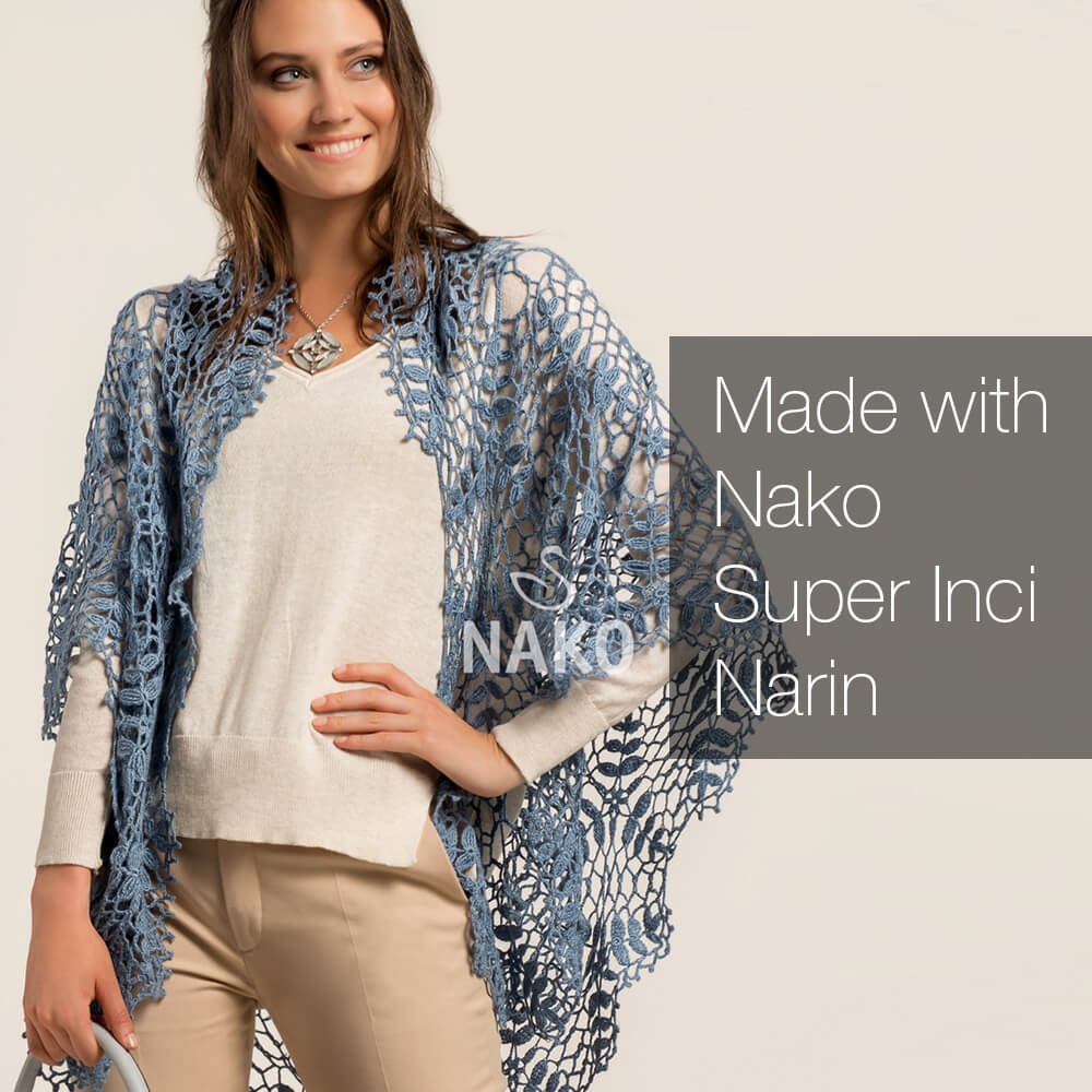 Nako Super Inci Narin Yarn - Maroon 999