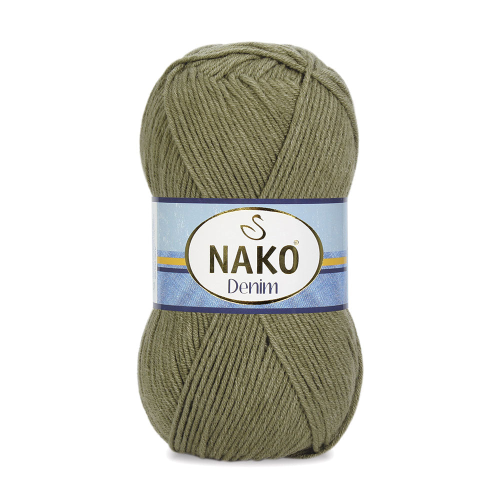 NAKO Denim Yarn, Cotton Acrylic Blend Yarn, Perfect for Sweater