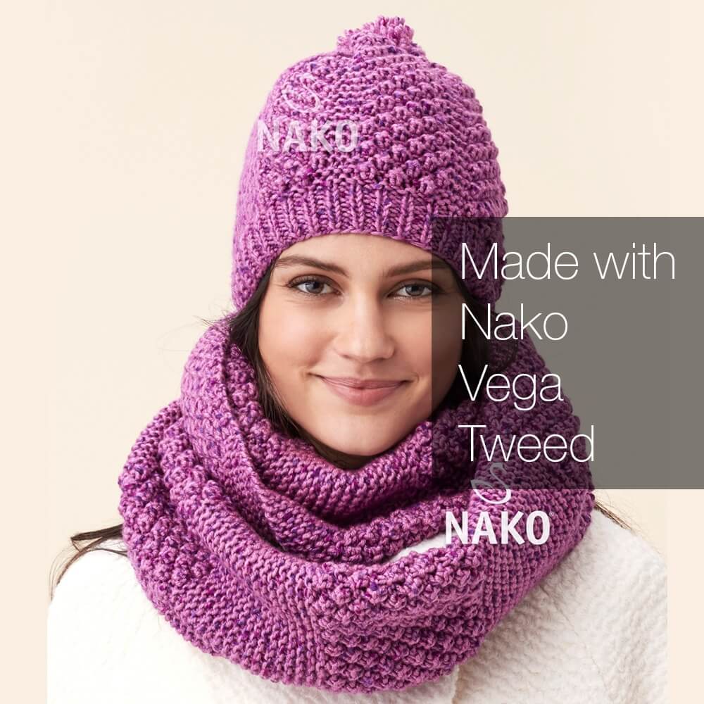 Nako Vega Tweed Yarn - Multi-Color 35037