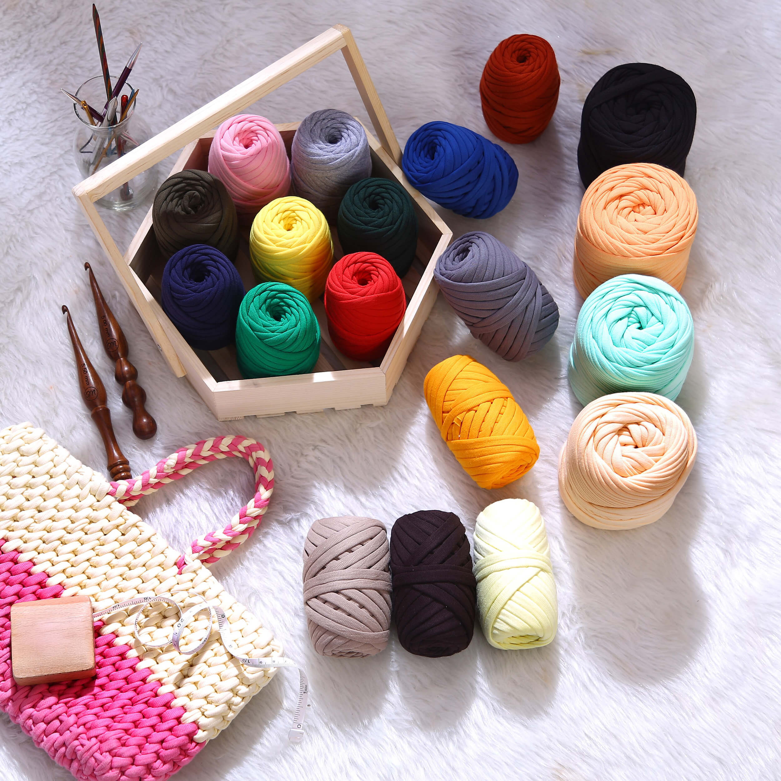 Kotton T-Shirt Yarn – 100% Cotton for Bold, Sturdy Projects – Magic Needles
