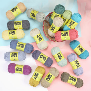 Hobby Store Aran AcryCot Yarn Collection