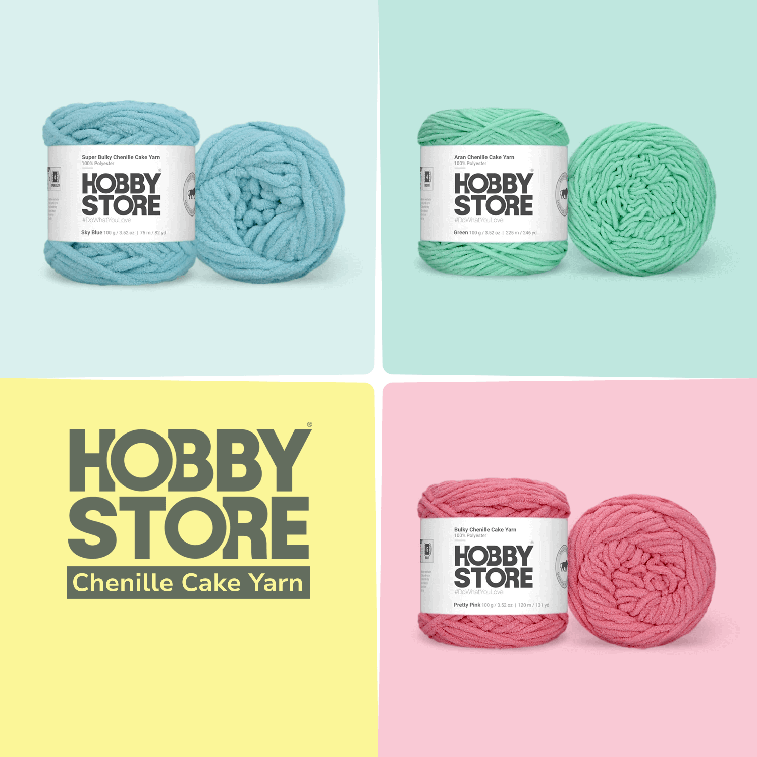 Hobby Store Chenille Bulky Yarn – Plush &amp; Chunky for Cozy Creations ...