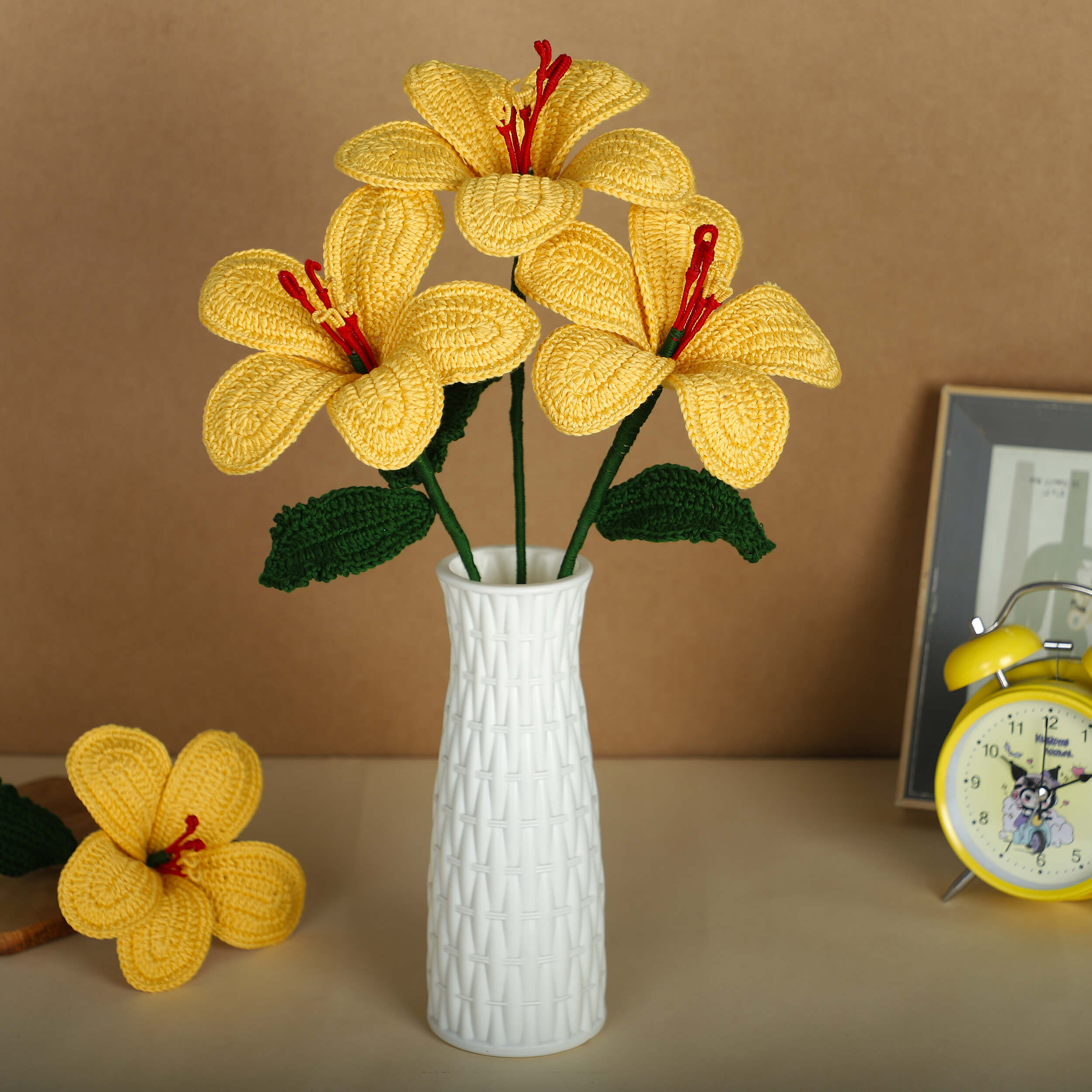 Hibiscus - Handcrafted Crochet Flowers