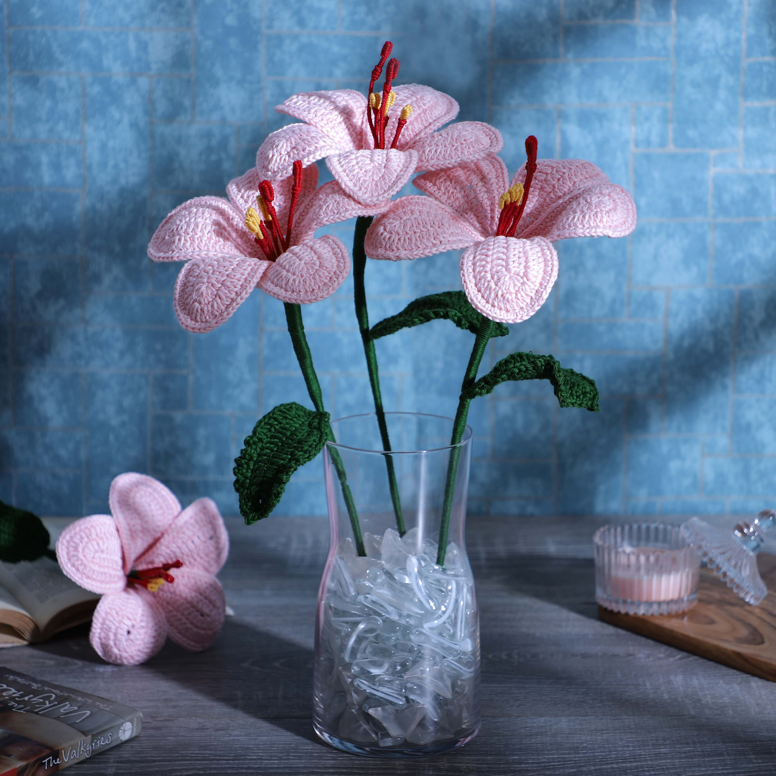 Hibiscus - Handcrafted Crochet Flowers