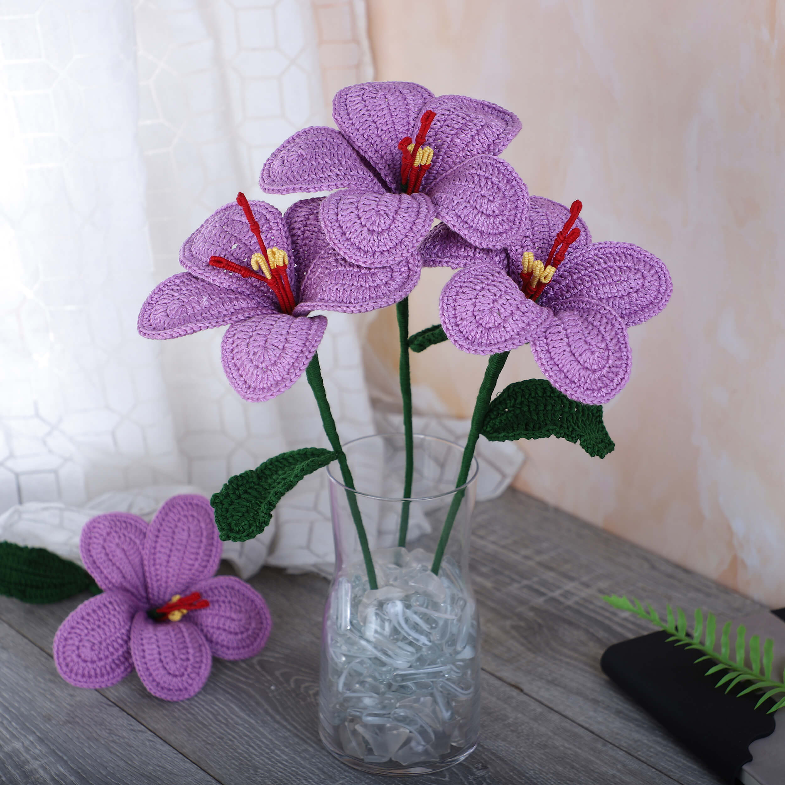 Hibiscus - Handcrafted Crochet Flowers