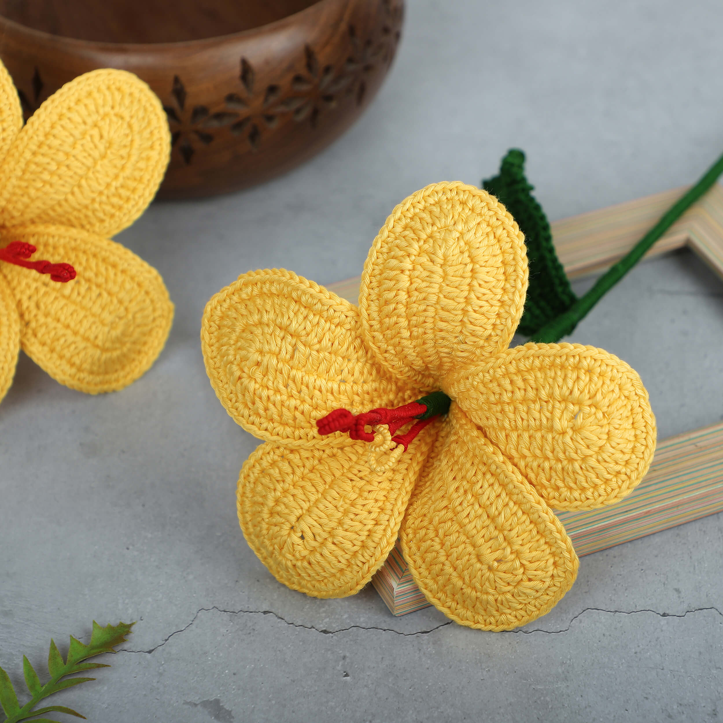 Hibiscus - Handcrafted Crochet Flowers