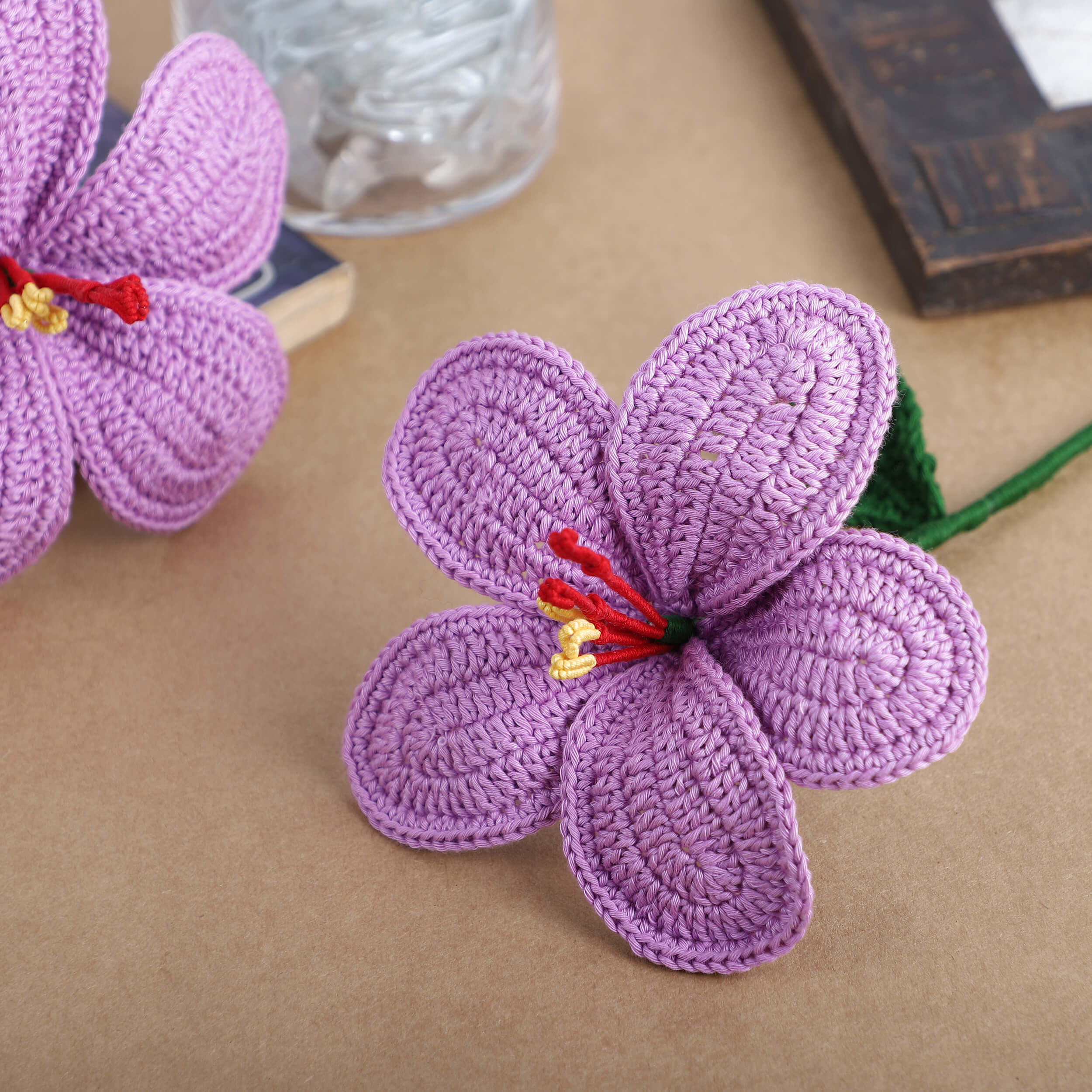Hibiscus - Handcrafted Crochet Flowers