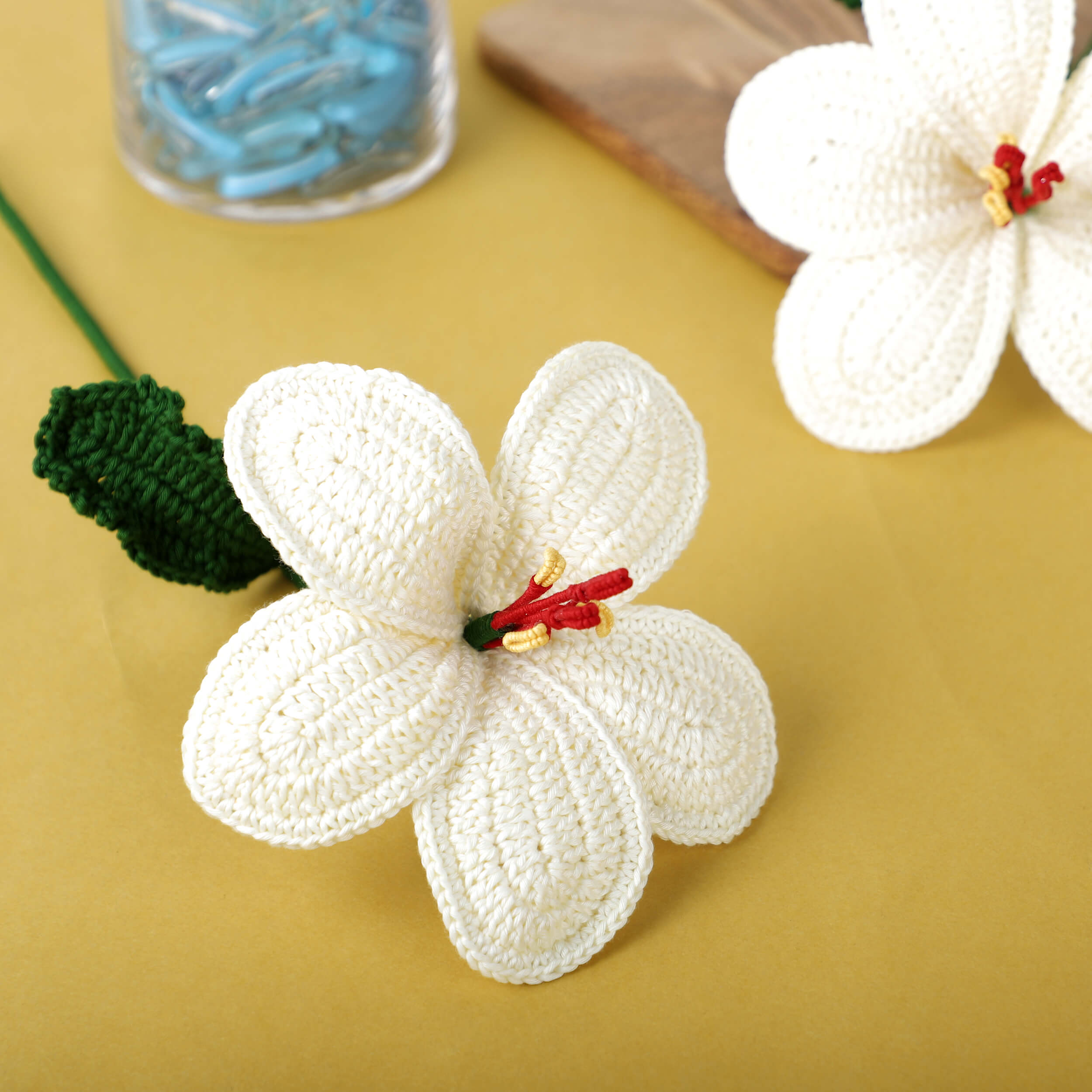 Hibiscus - Handcrafted Crochet Flowers