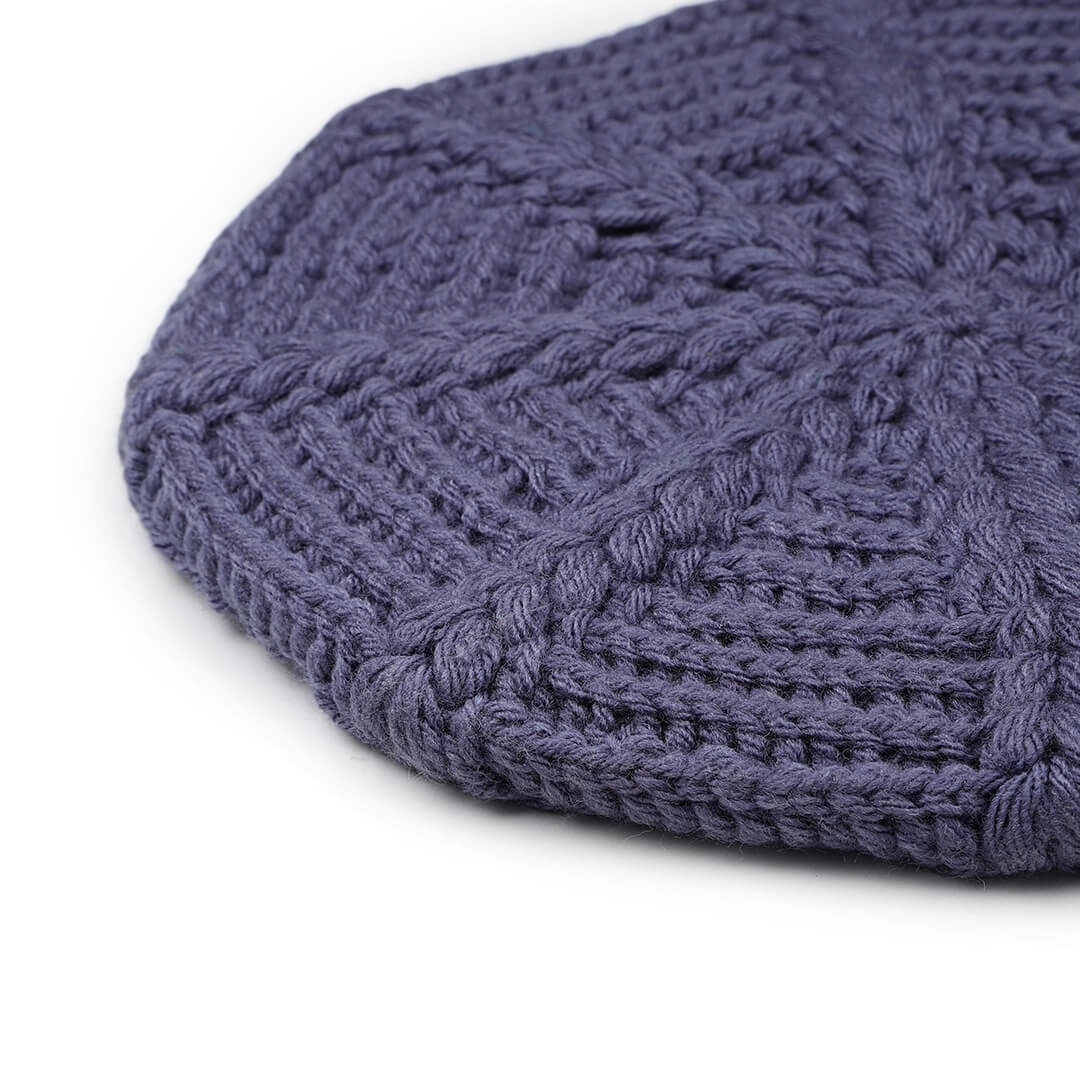 Women Handmade Self Design Beret - 10026
