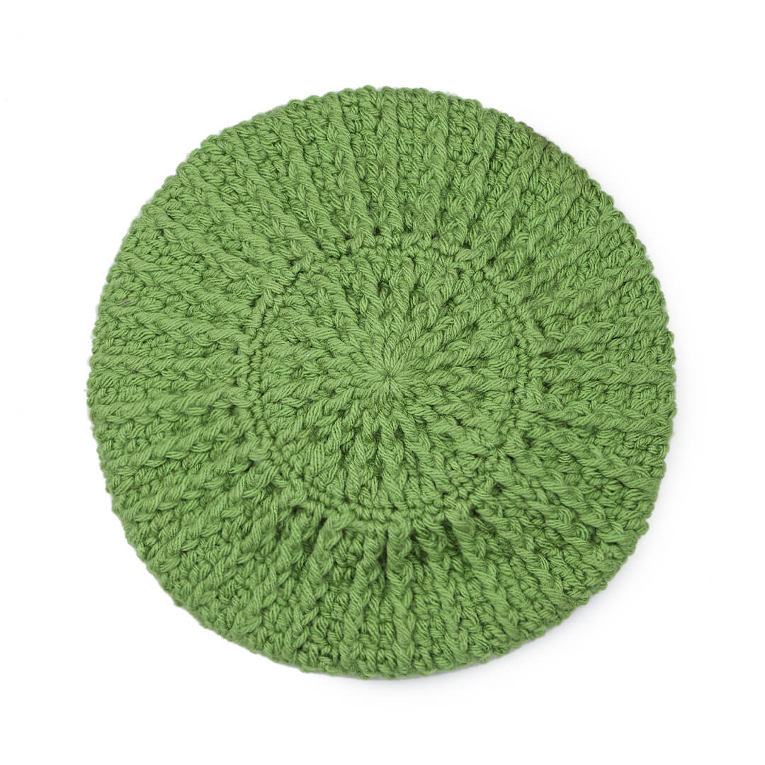 Women Handmade Self Design Beret - 10027