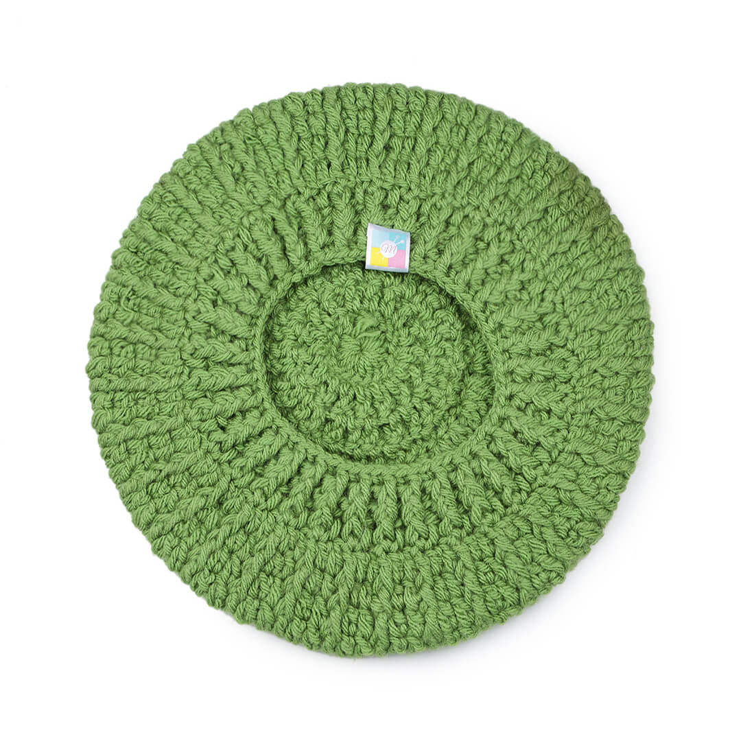 Women Handmade Self Design Beret - 10027