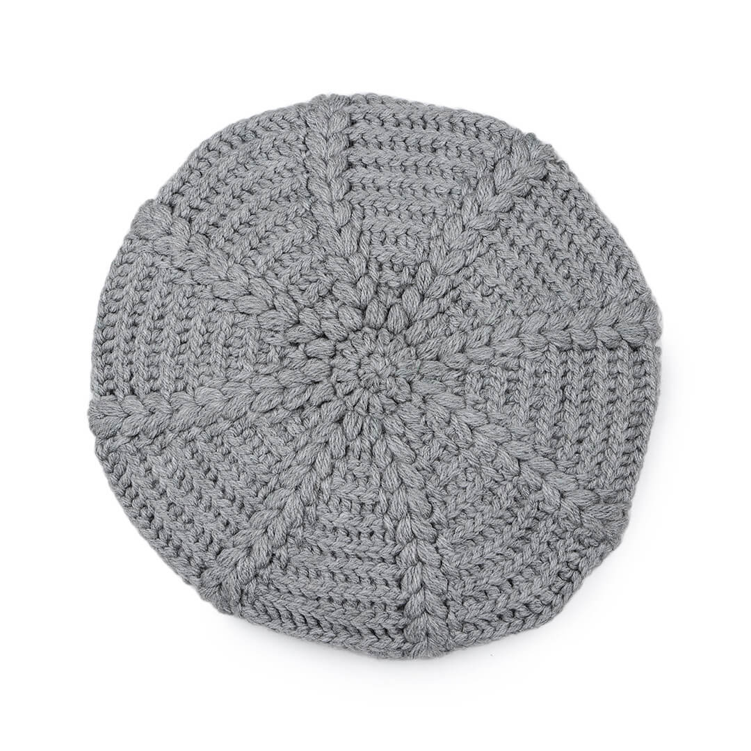 Women Handmade Self Design Beret - 10028
