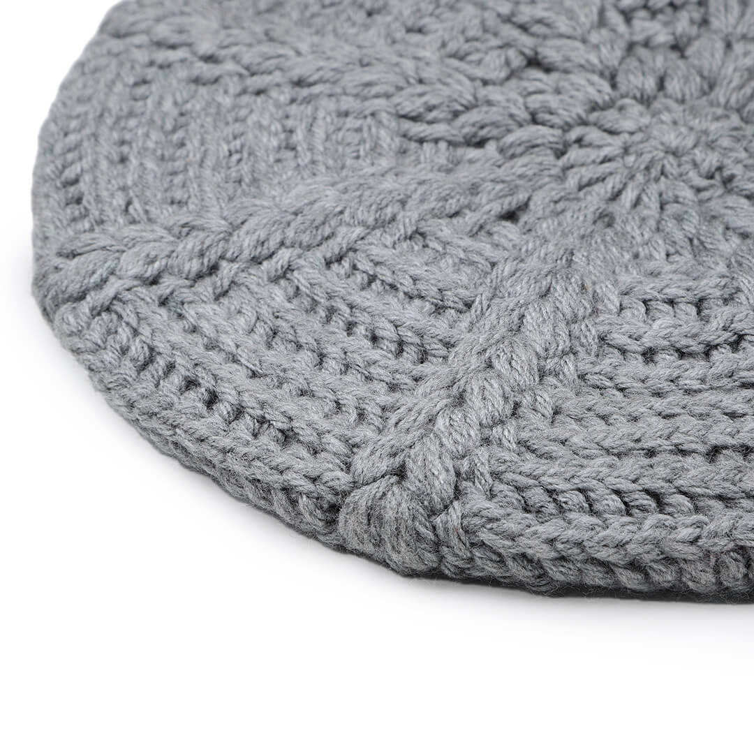 Women Handmade Self Design Beret - 10028