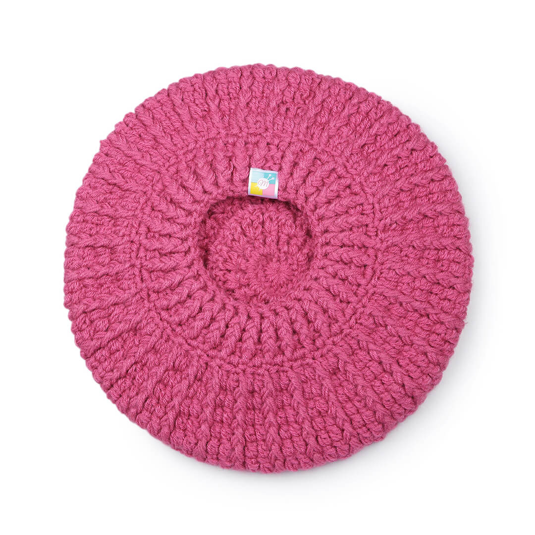 Women Handmade Self Design Beret - 10029