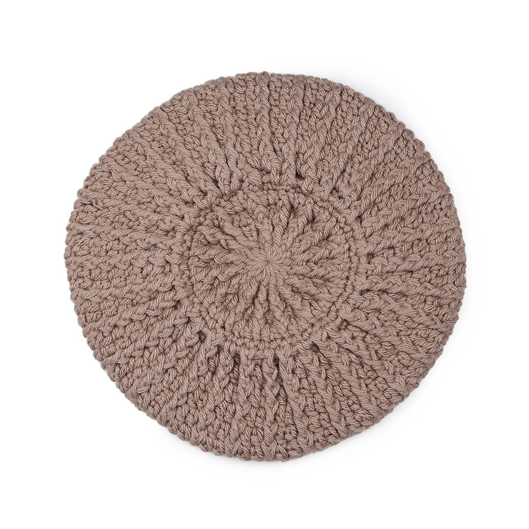 Women Handmade Self Design Beret - 10030