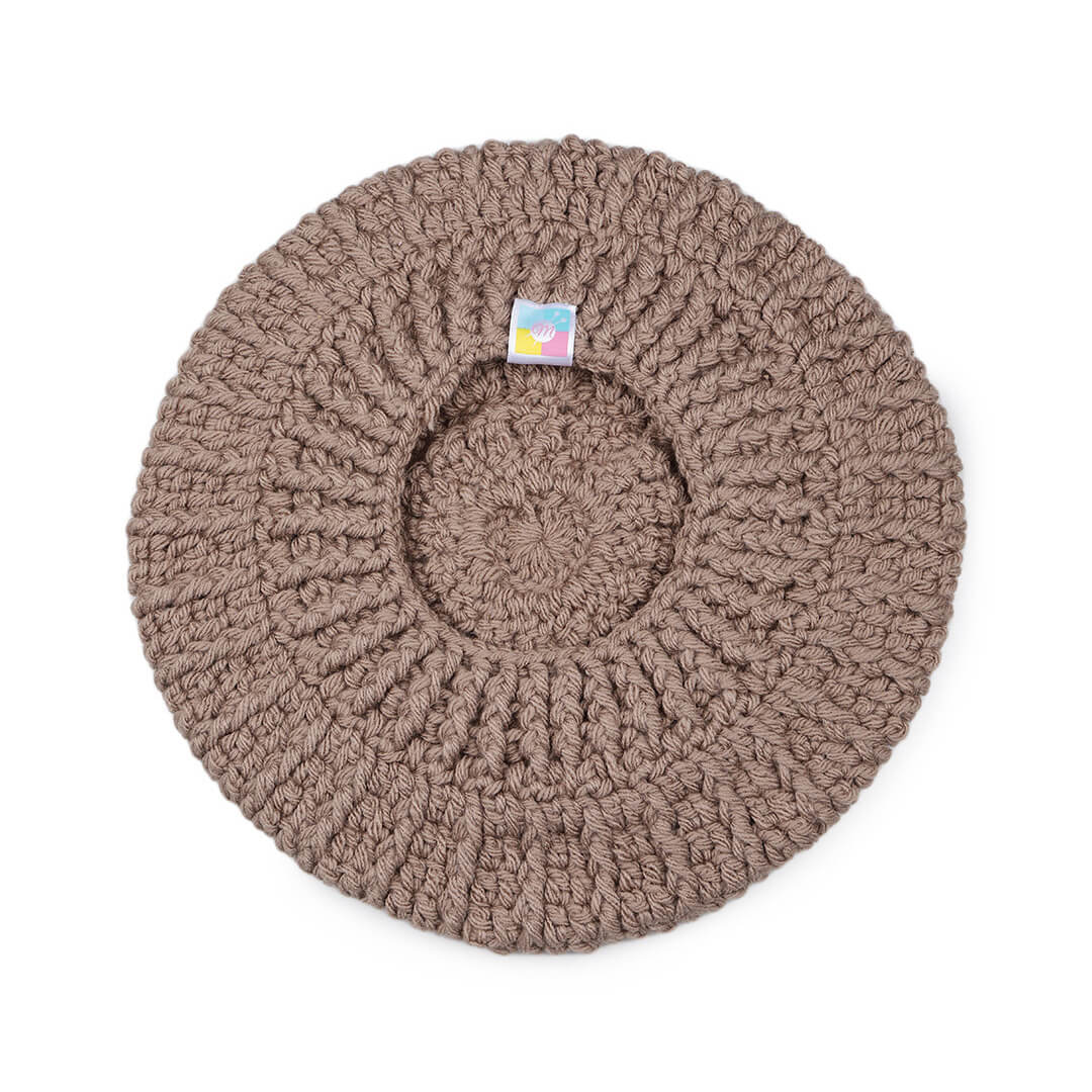 Women Handmade Self Design Beret - 10030