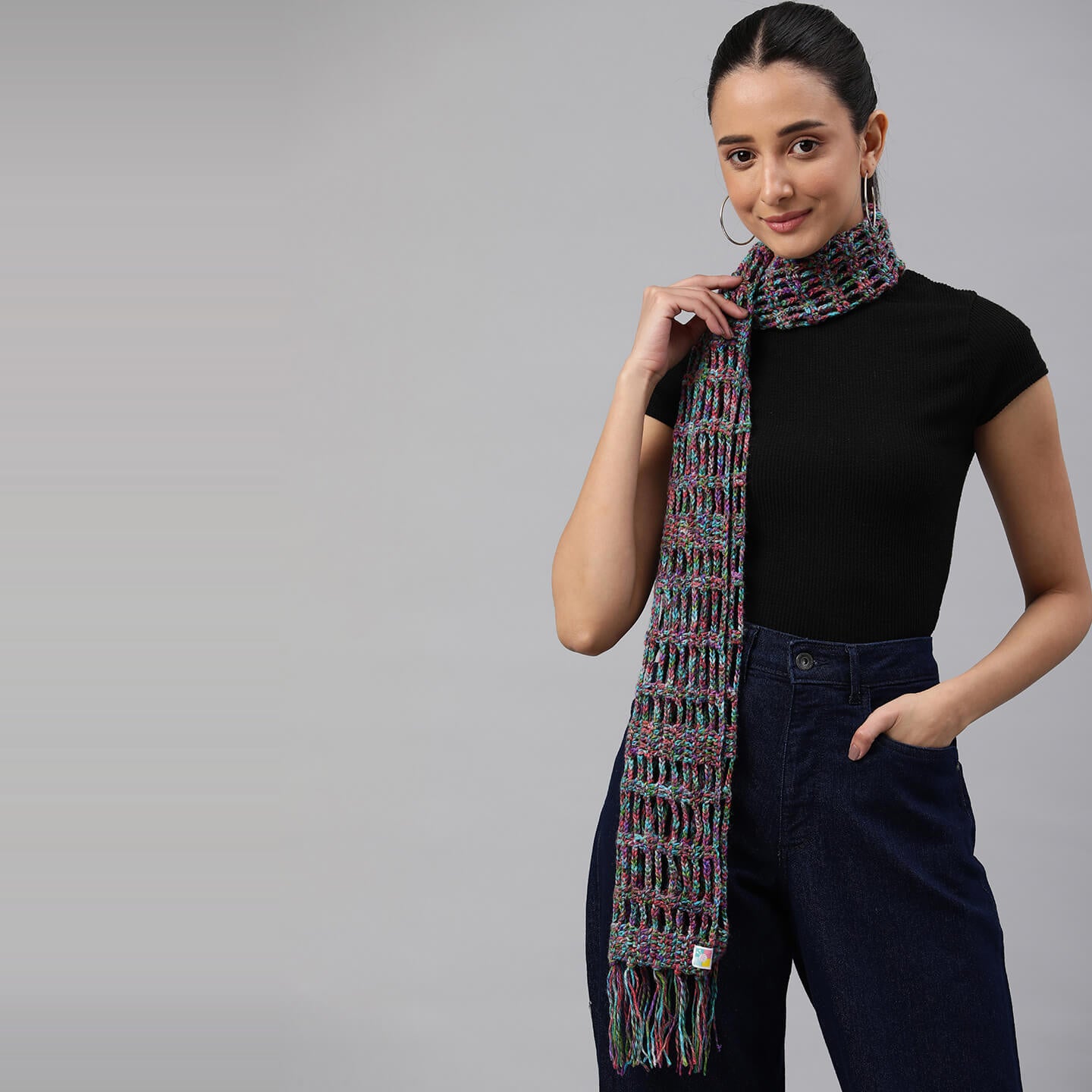 Light as a Feather Multi Color Stole - 10042