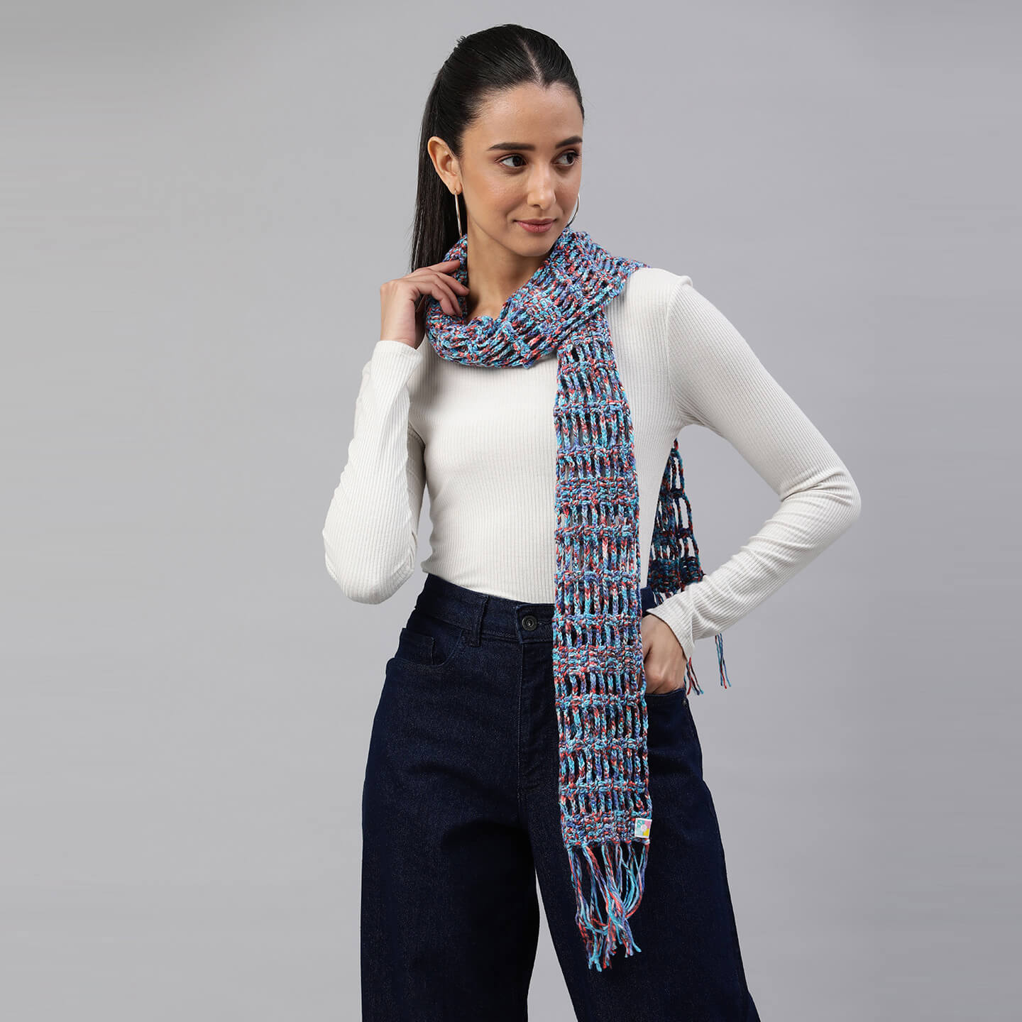 Light as a Feather Multi Color Stole - 10043