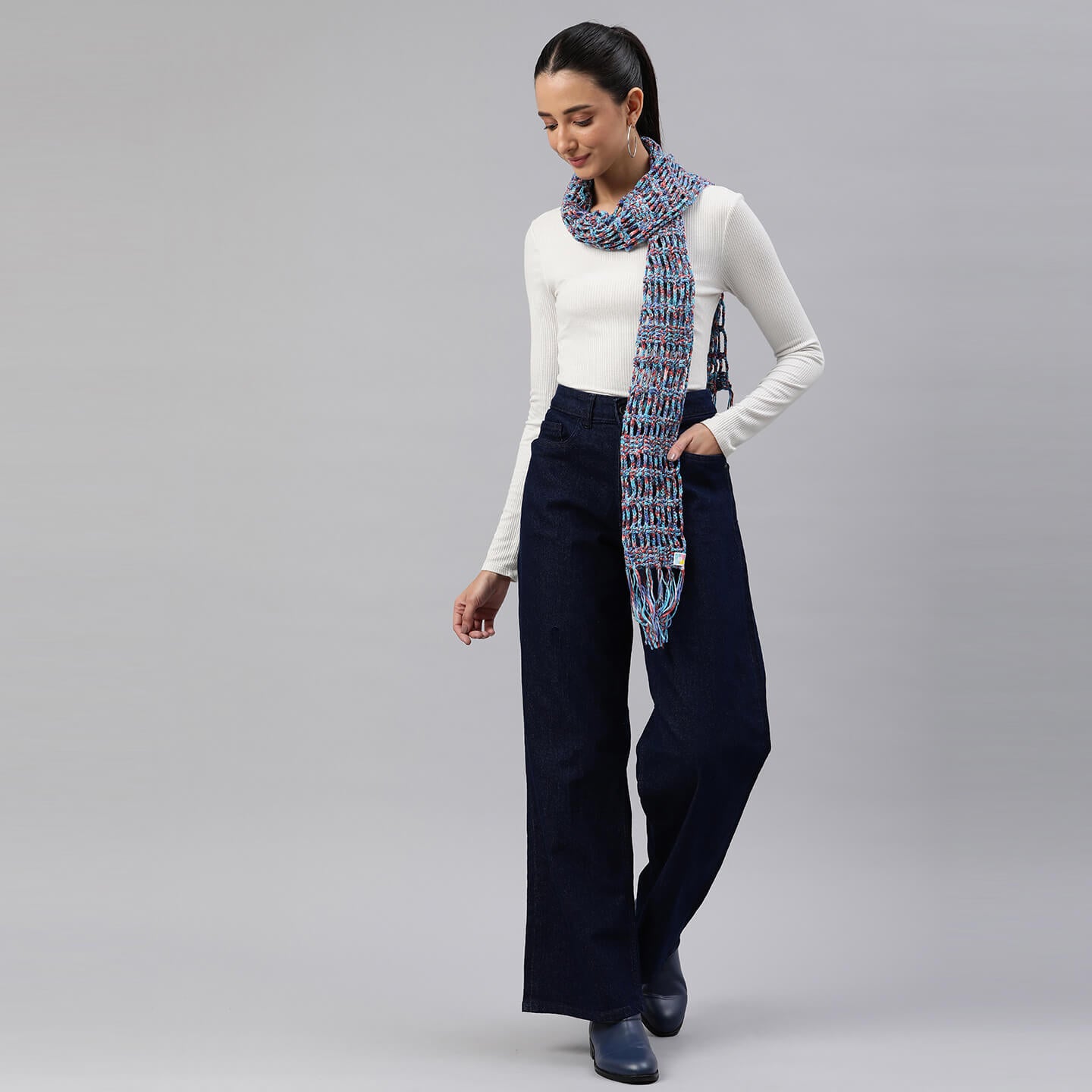 Light as a Feather Multi Color Stole - 10043