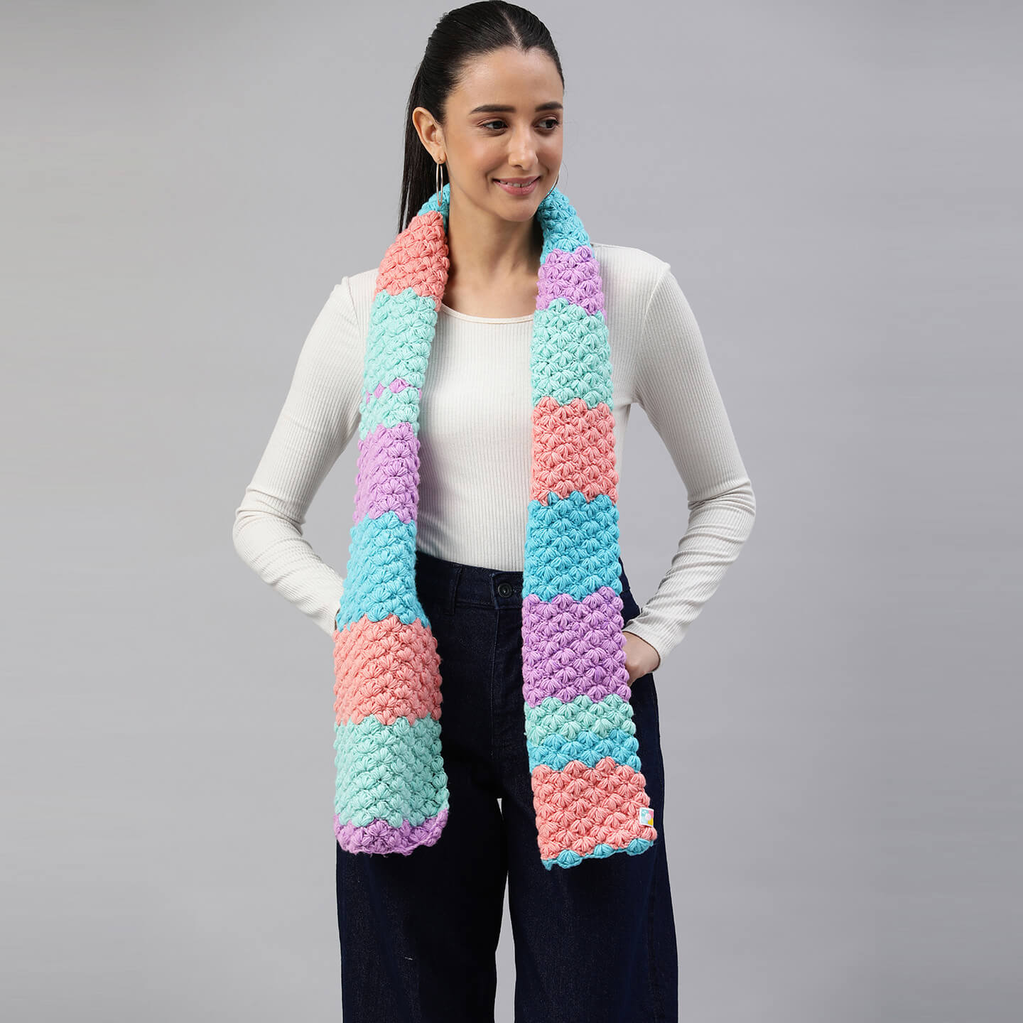 Pastel Shades Scarf - 10048