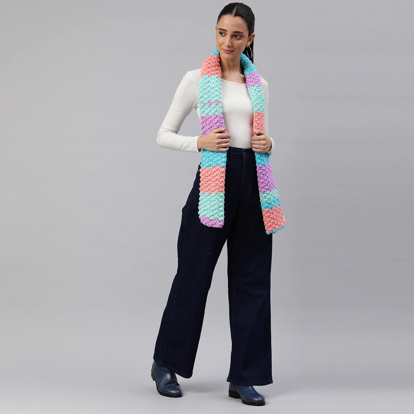 Pastel Shades Scarf - 10048