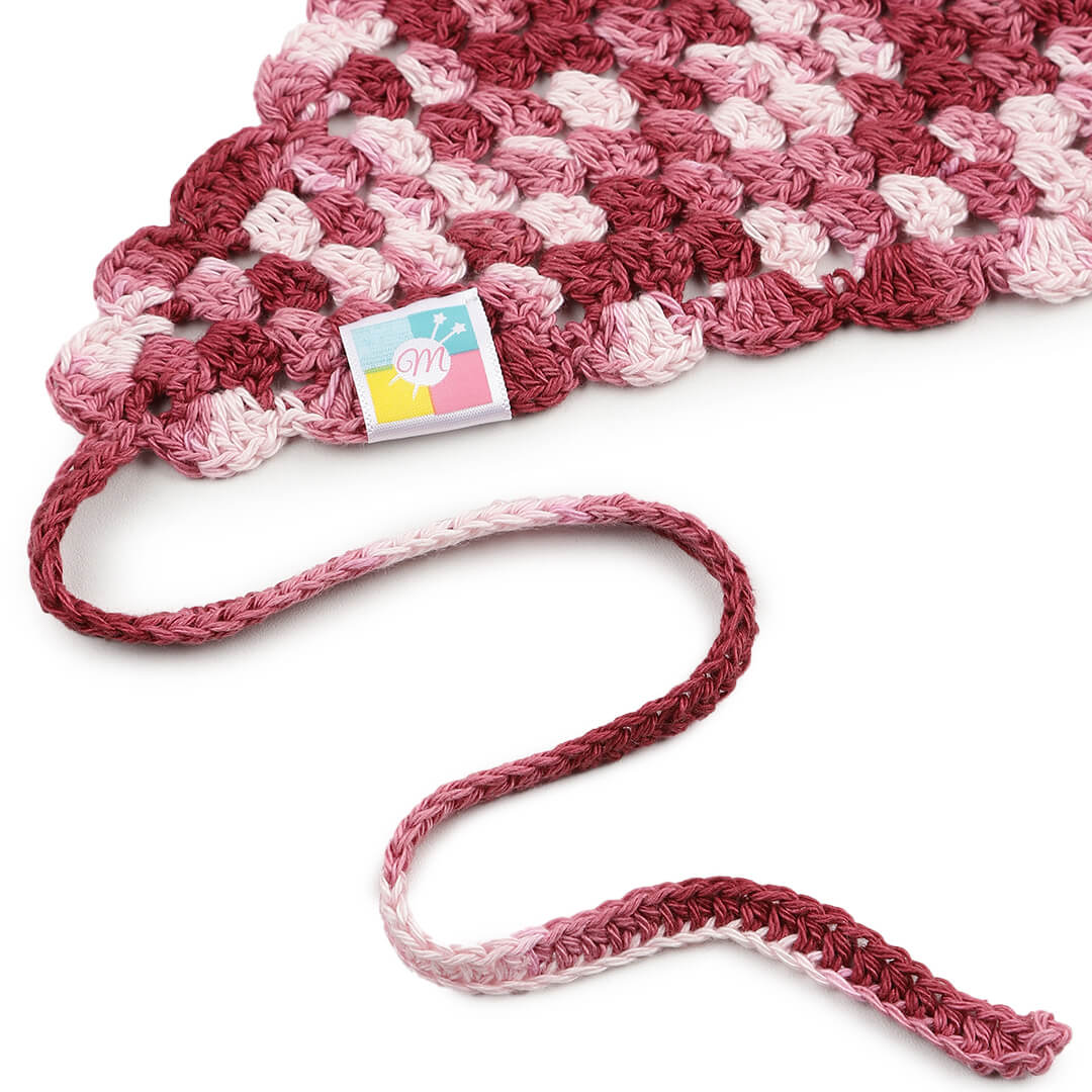 Crochet Bandana - Pink - 10062