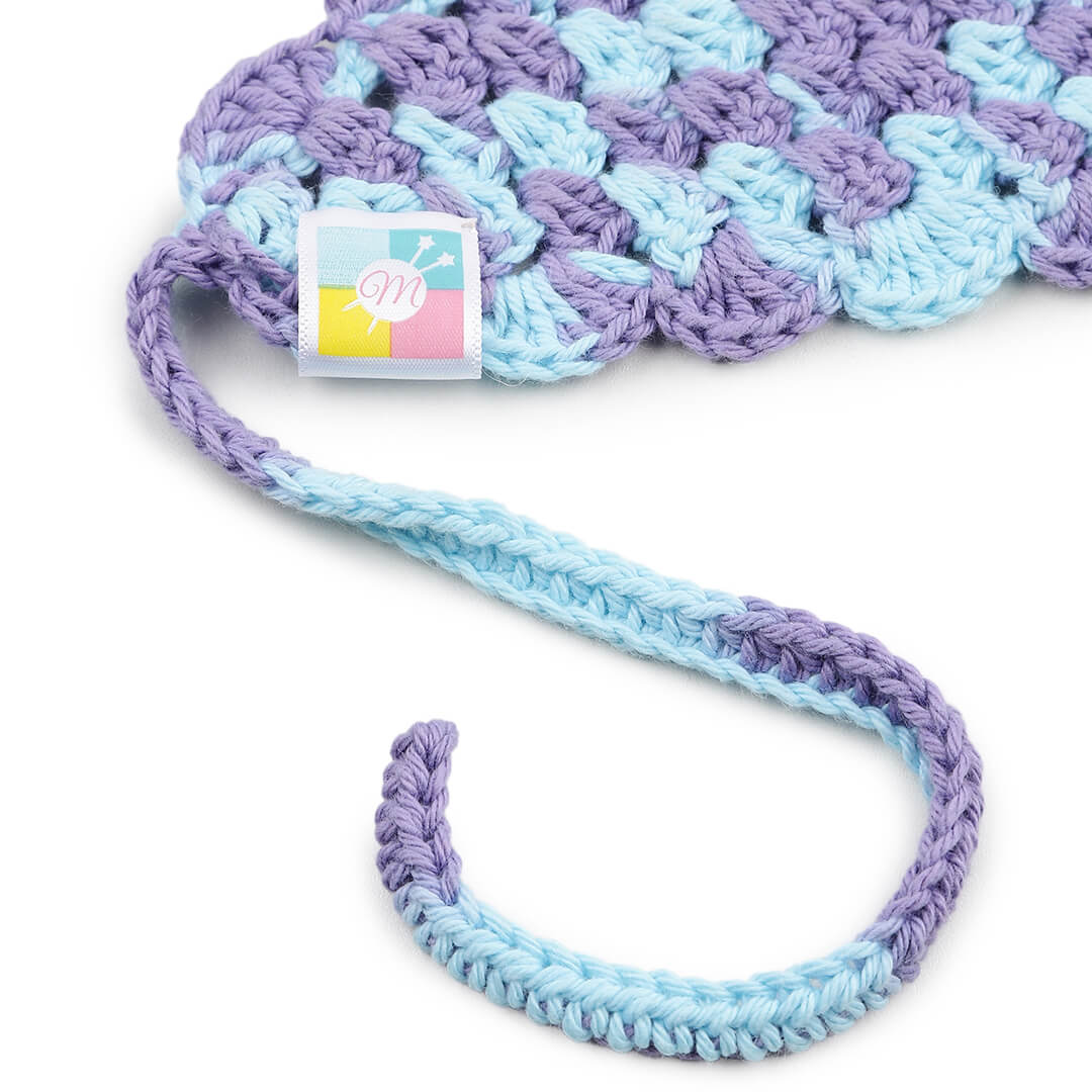 Crochet Bandana - Purple Blue - 10067
