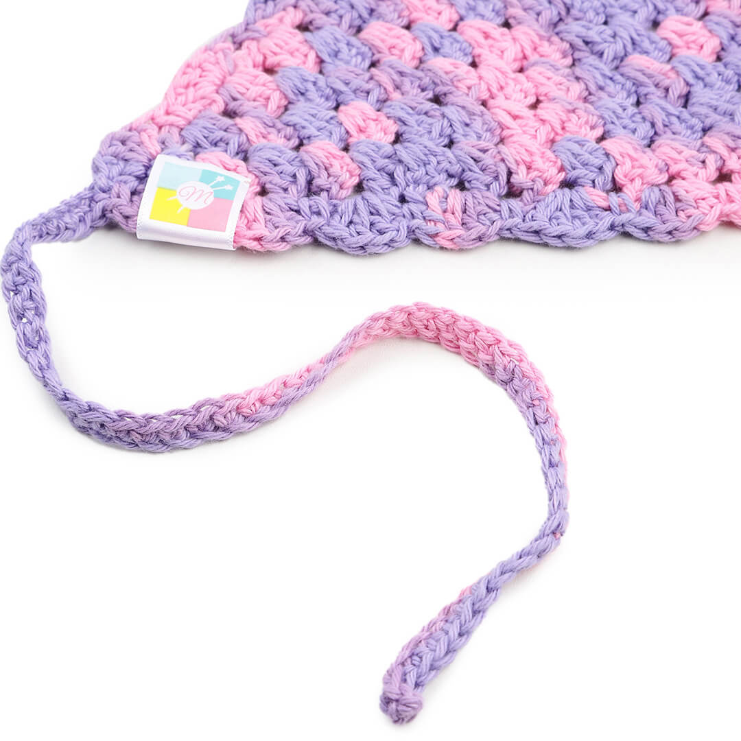 Crochet Bandana -  Pink Purple - 10069
