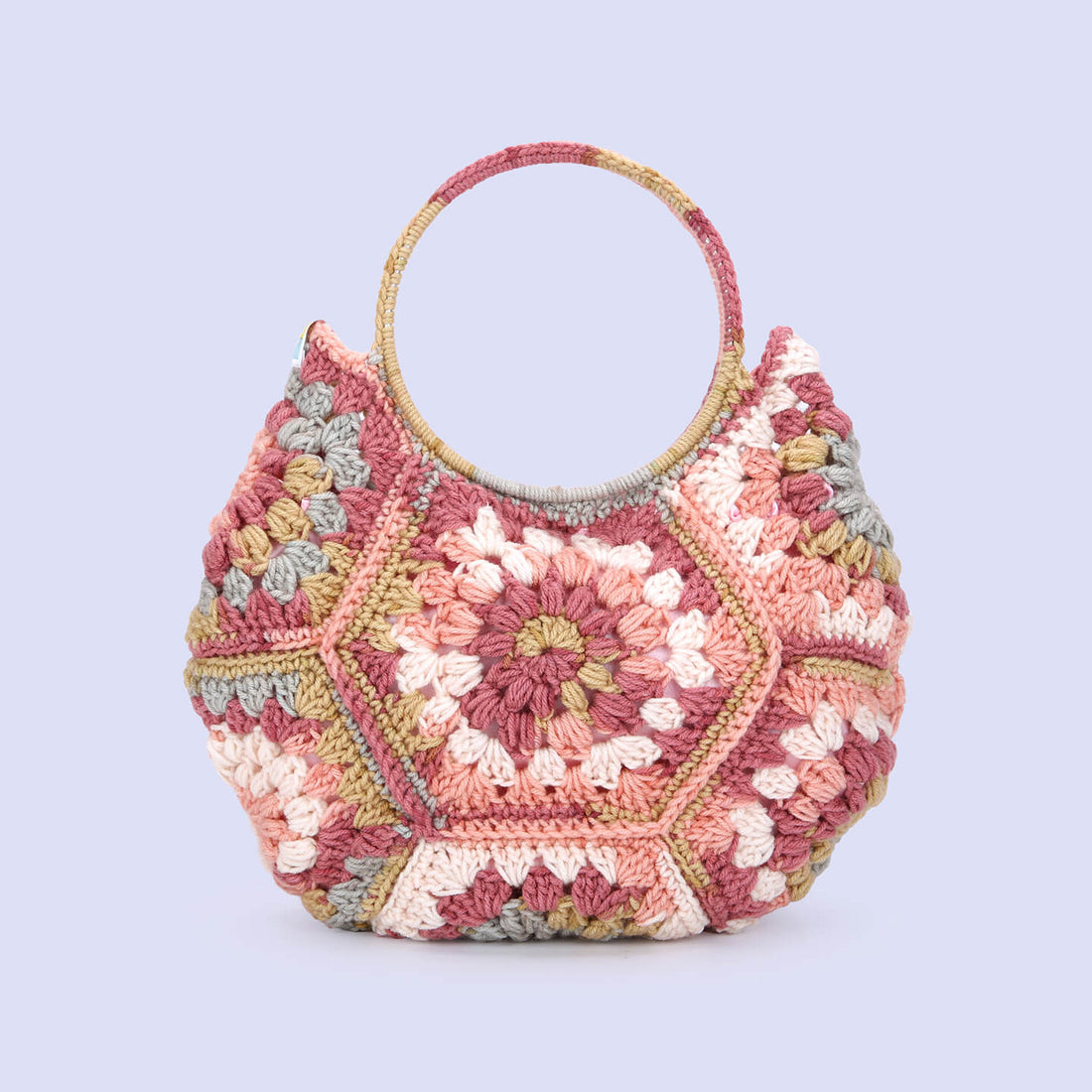 Cute Handmade Hexagon Bags - Pink - 10077