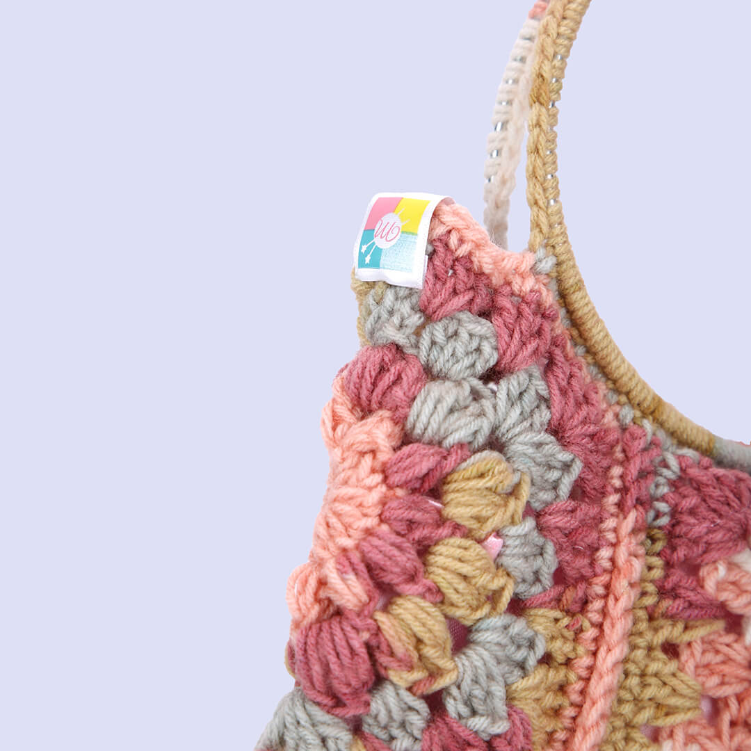 Cute Handmade Hexagon Bags - Pink - 10077