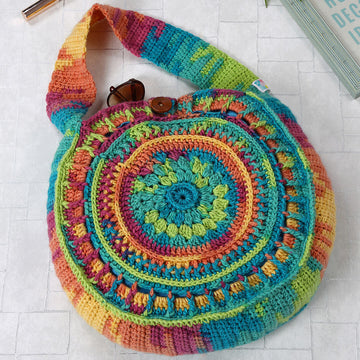 Circular Boho Handmade Bags - Multicolor - 10080