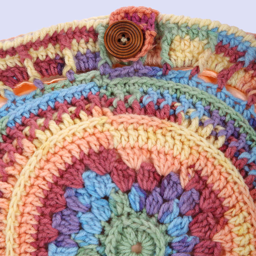 Circular Boho Handmade Bags - Multicolor - 10081