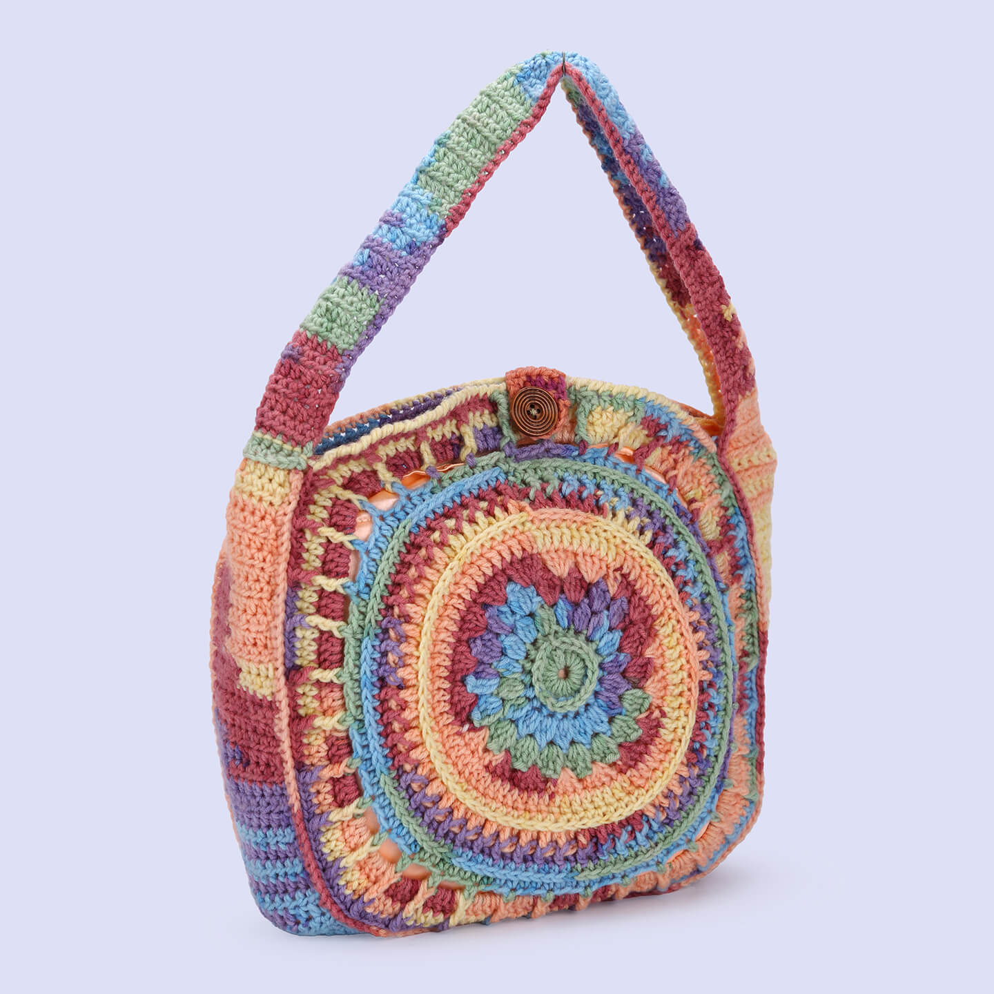 Circular Boho Handmade Bags - Multicolor - 10081