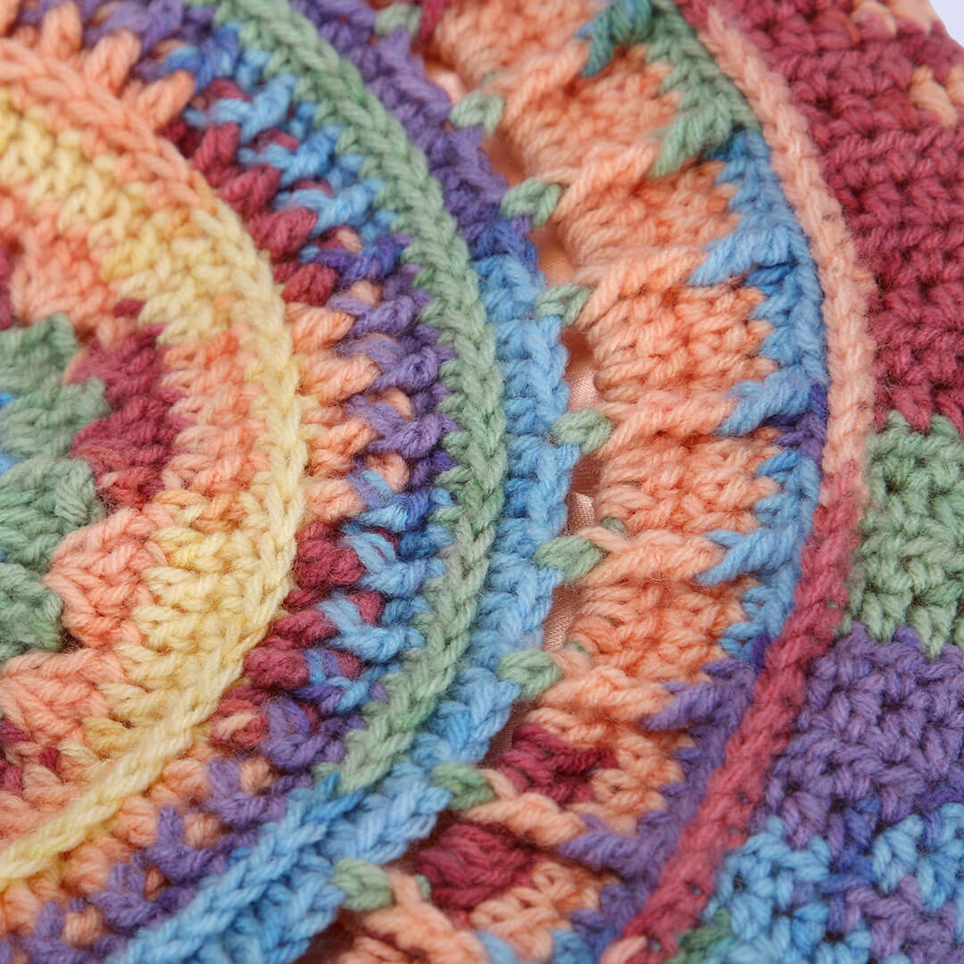 Circular Boho Handmade Bags - Multicolor - 10081